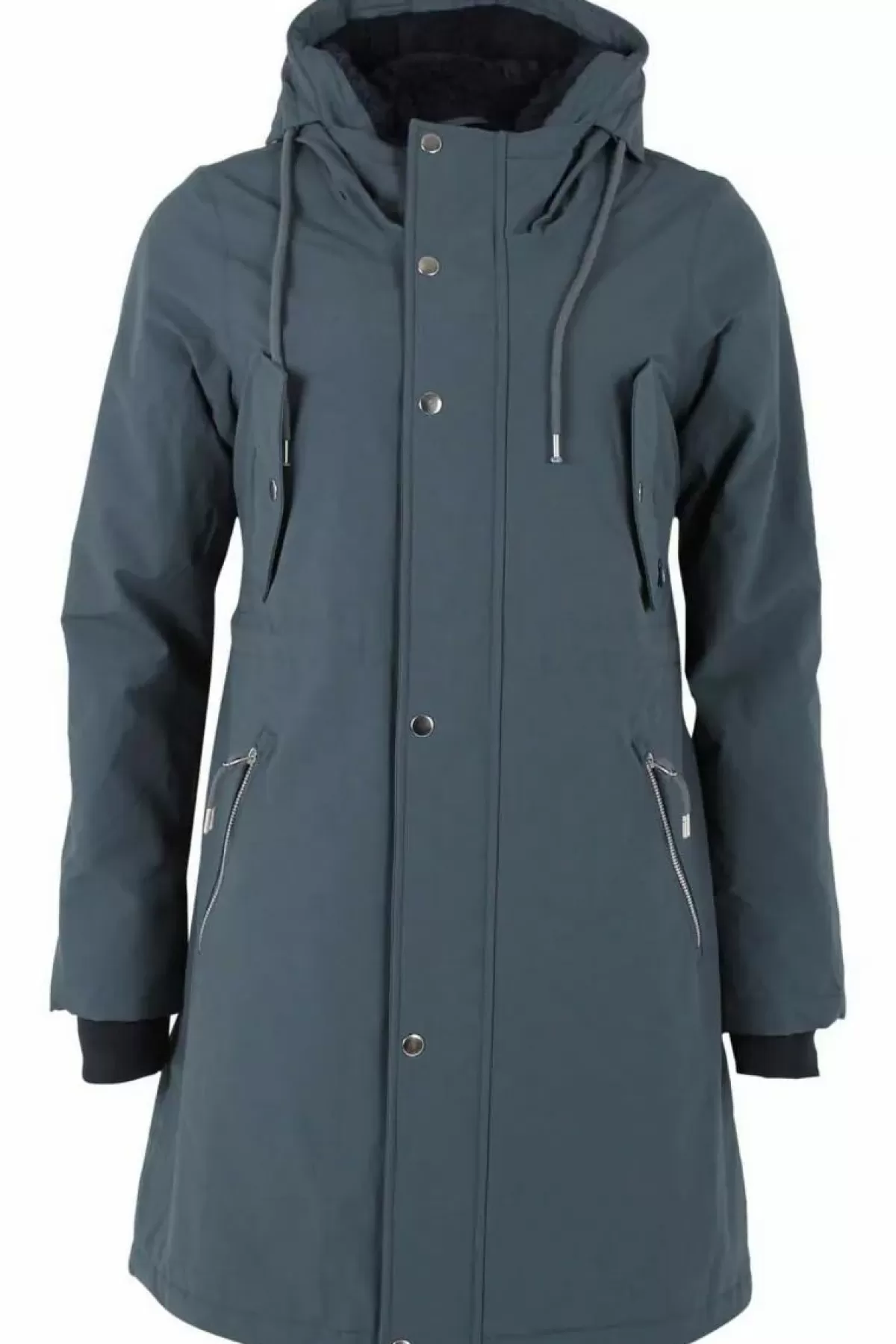 Dame Danefæ Danebeate Winter Parka Blue Steel