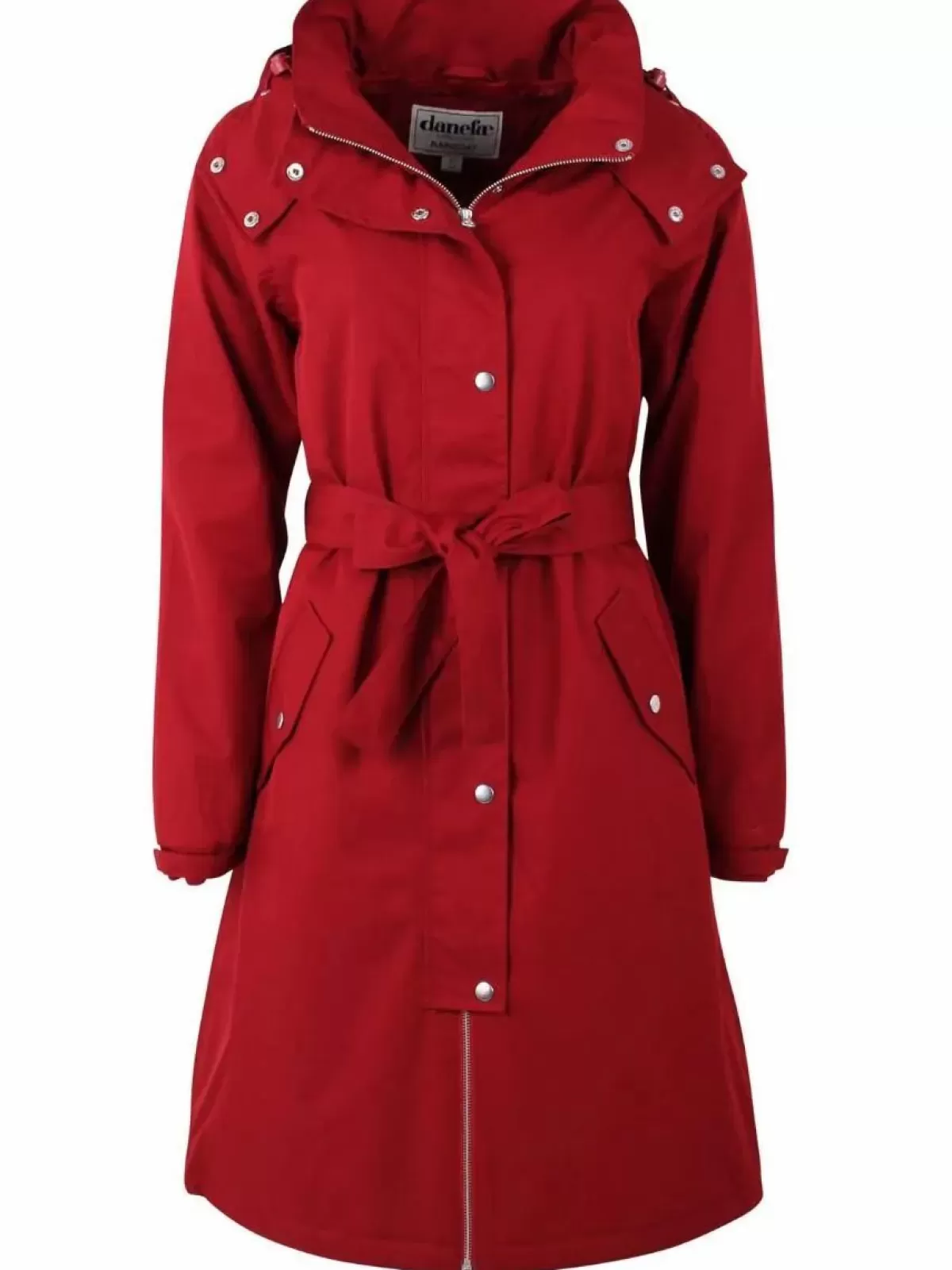 Dame Danefæ DaneBørnholm Winter Rain Dark Red