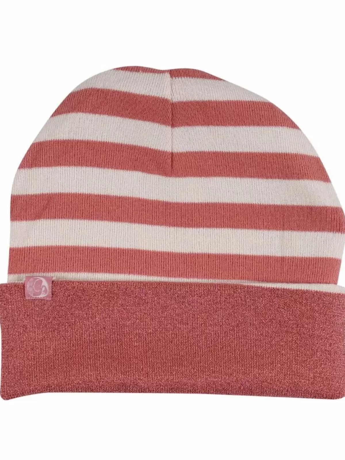 Dame Danefæ Danecarmen Beanie Rose Beige W. Glitter/Rose Beige_Offwhite