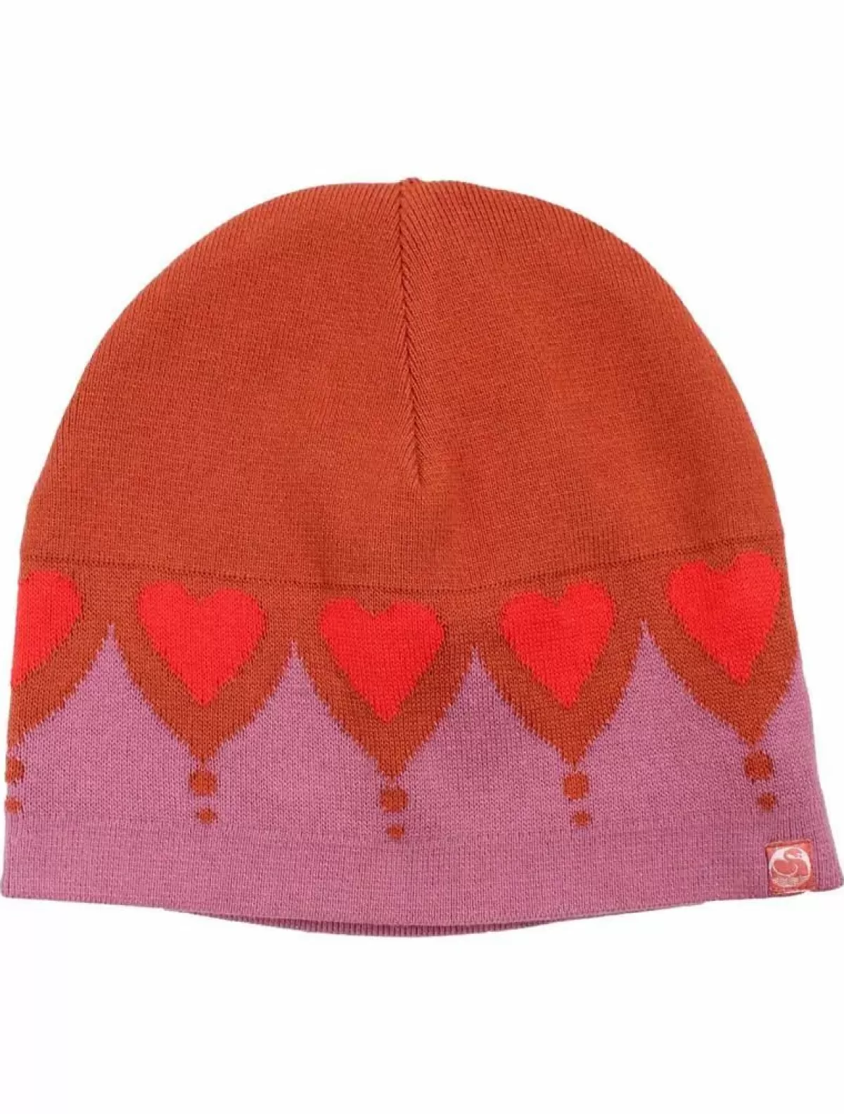 Dame Danefæ Danecarmen Beanie Rust/Old Rose