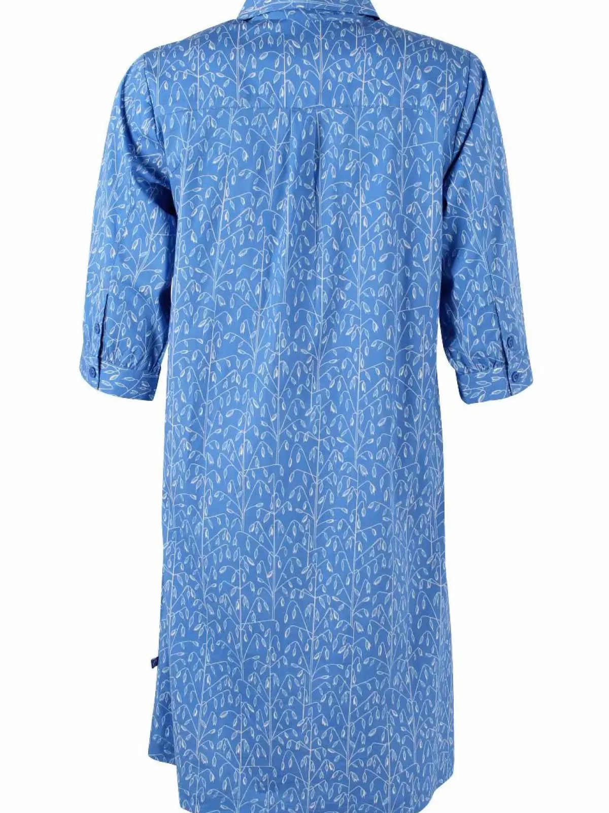 Dame Danefæ Danecarnation Poplin Dress Cold Blue/Chalk Oats