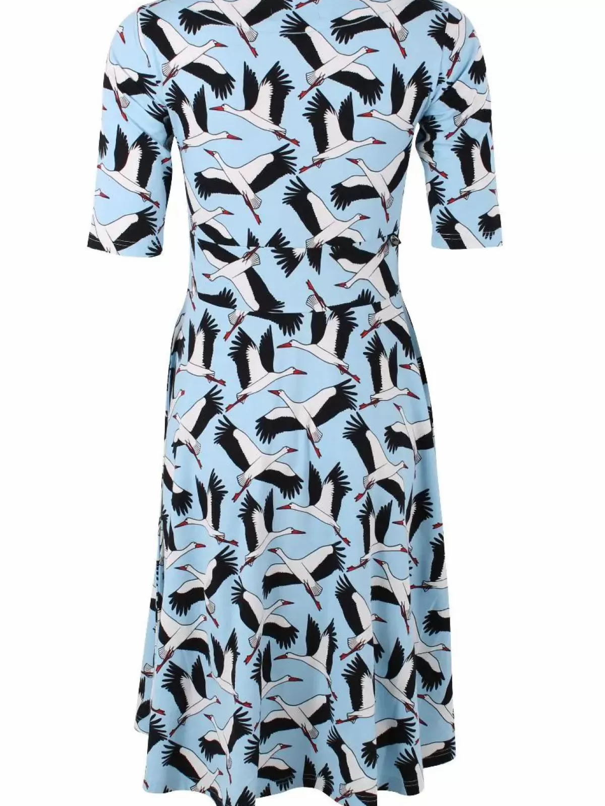 Dame Danefæ Danecharlotte Cotton Dress Light Blue Stork