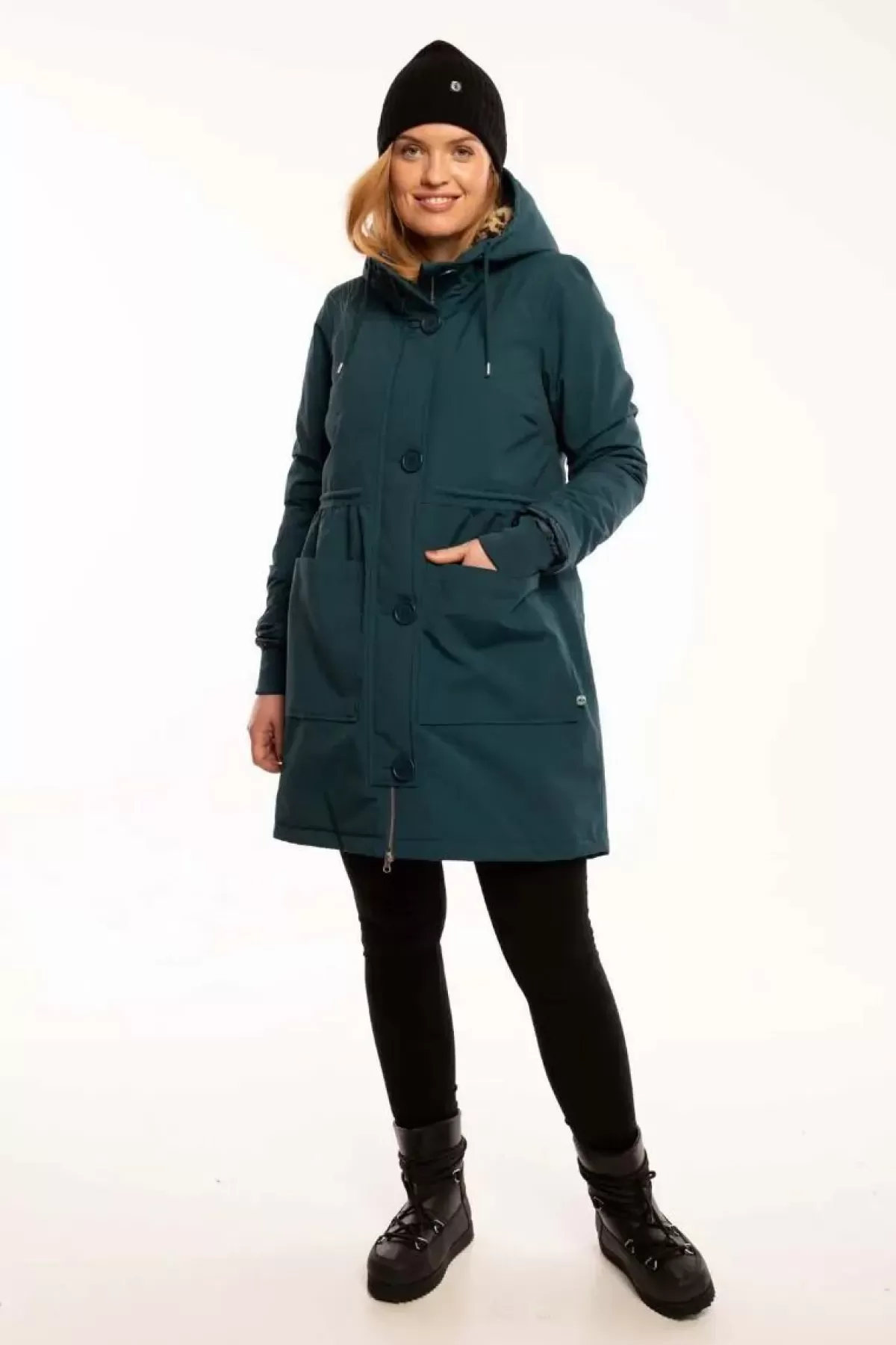 Dame Danefæ Danecorgi Winter Parka Dusty Blue