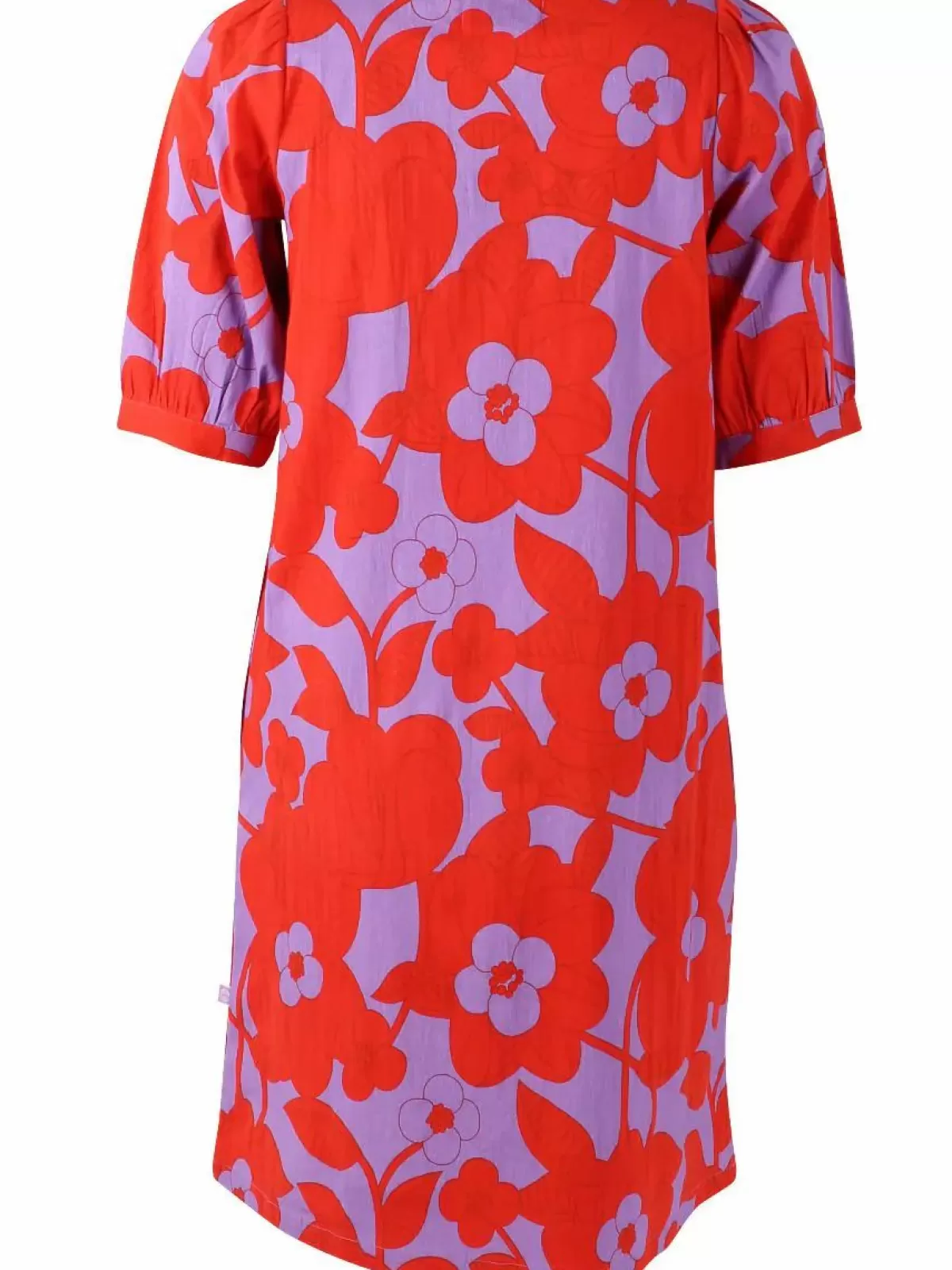 Dame Danefæ Danedal Dress Soft Viola/Bright Red Bloom Boom