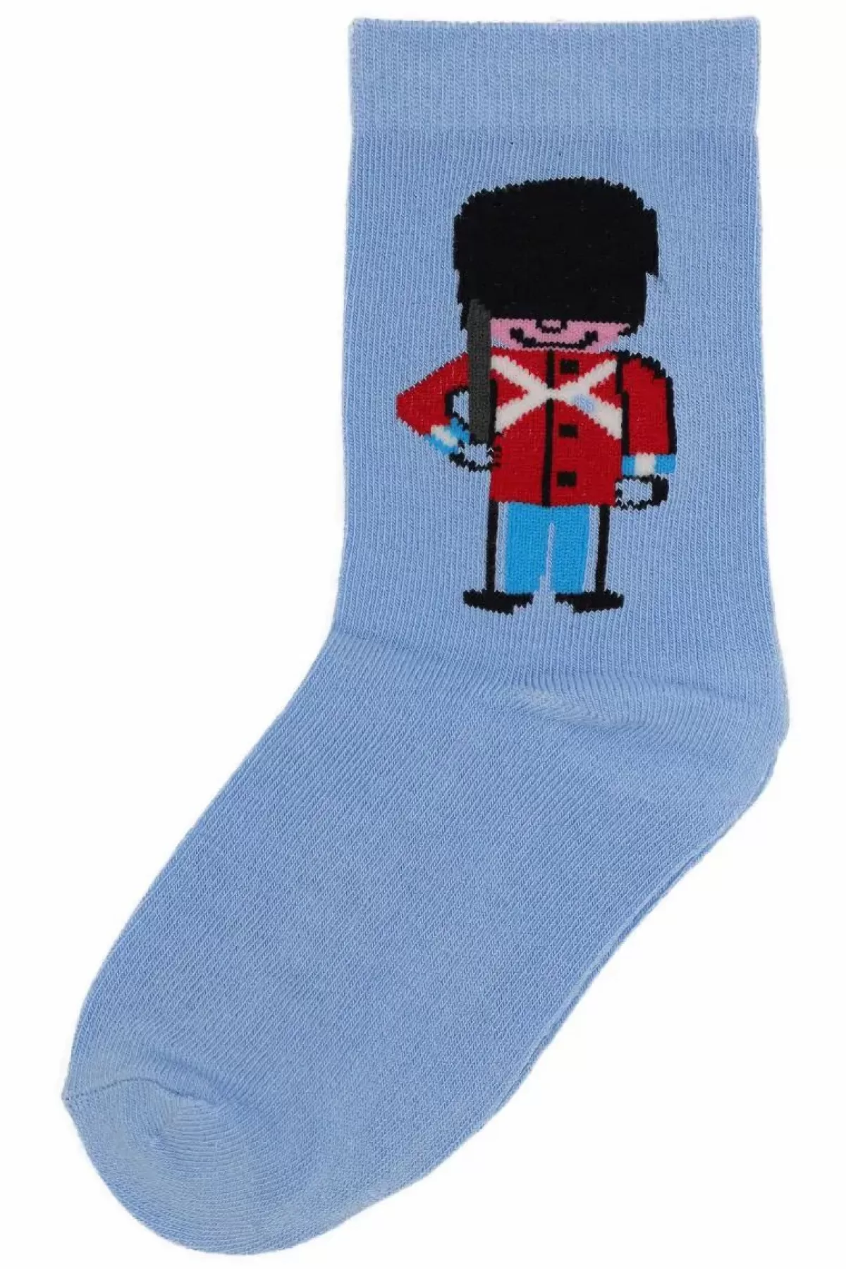 Børn Danefæ Danedanmark Kids Socks Lt Blue Soldat