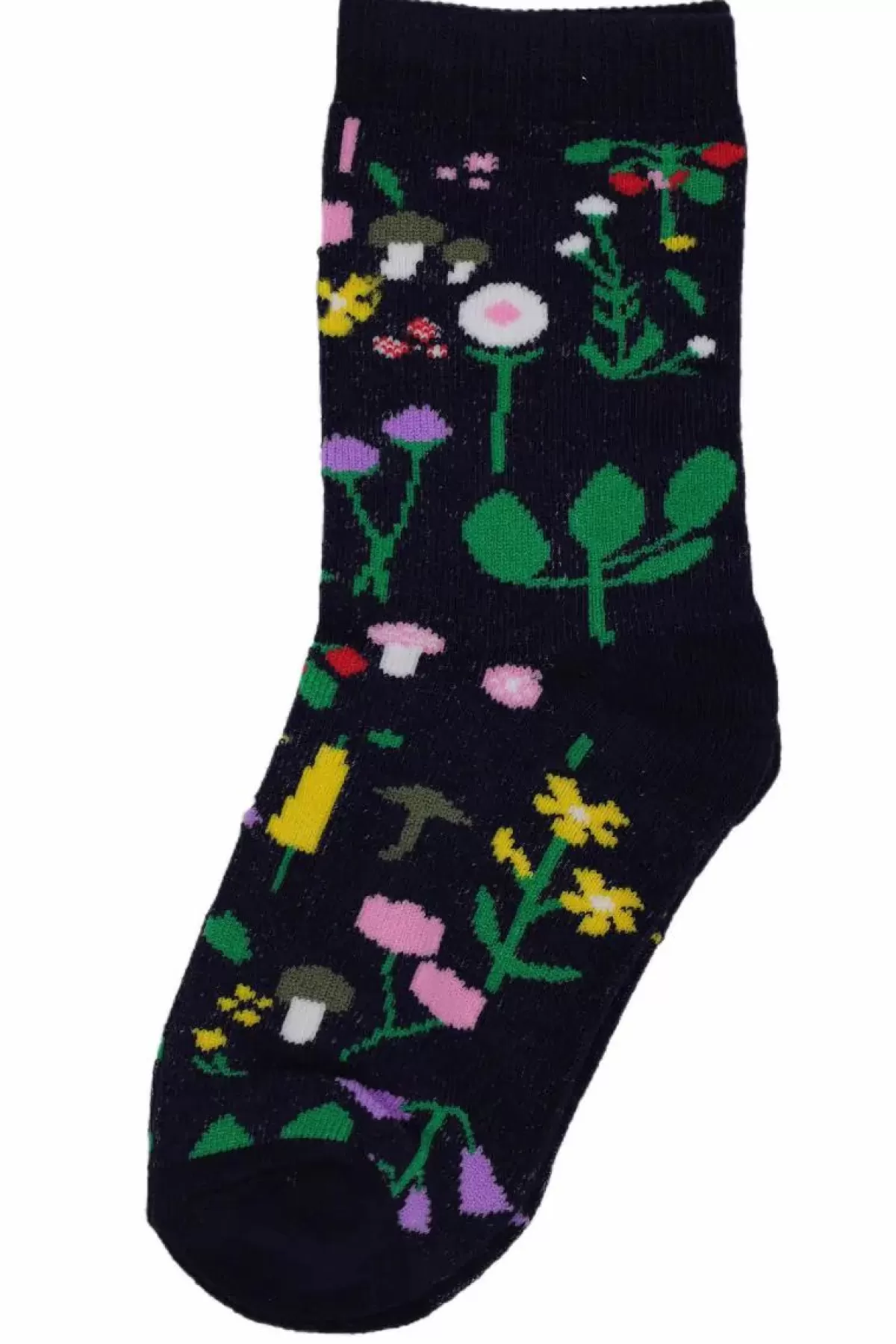 Børn Danefæ Danedanmark Kids Socks Navy Botanical