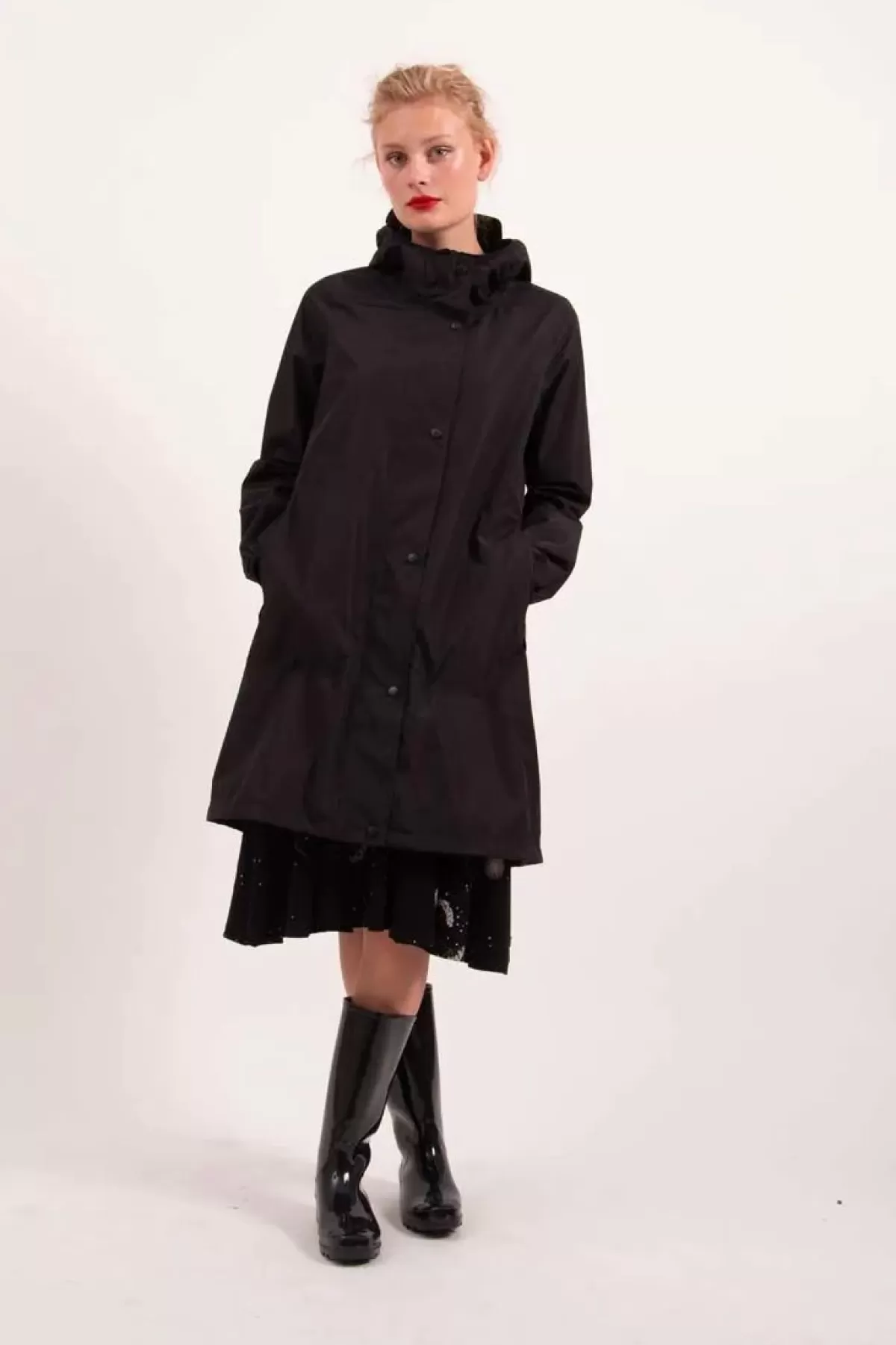 Dame Danefæ Danedith Rainjacket Black