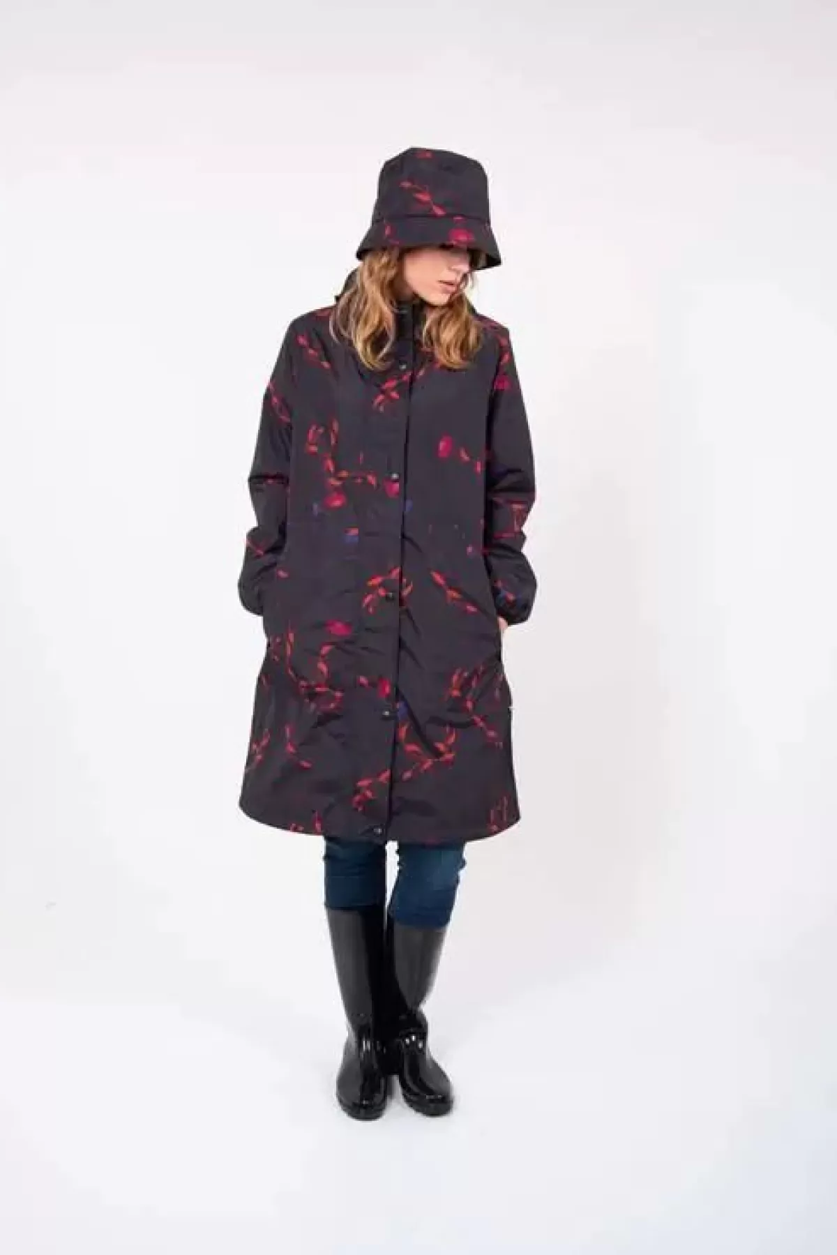 Dame Danefæ Danedith Rainjacket Black Picabella