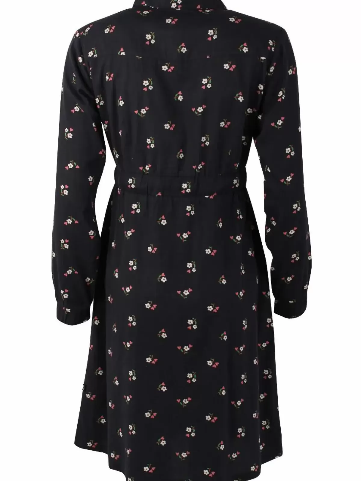 Dame Danefæ Daneditte Poplin Dress Black Miniflower