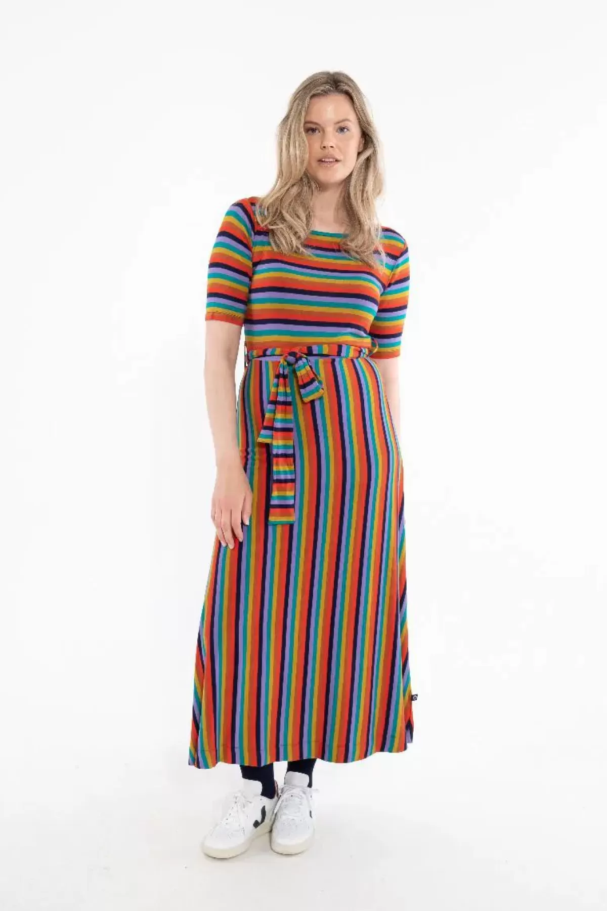 Dame Danefæ Daneflora Viscose Dress Warmglow