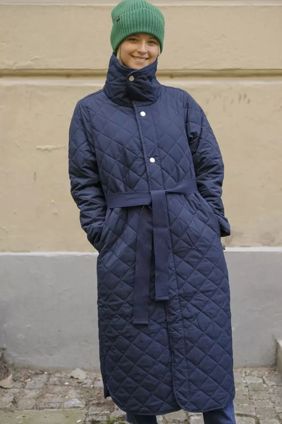 Dame Danefæ Daneglam Thermo Coat Dk Navy