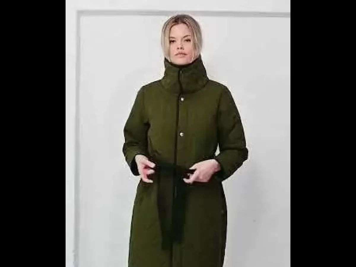 Dame Danefæ Daneglam Thermo Coat Warm Khaki