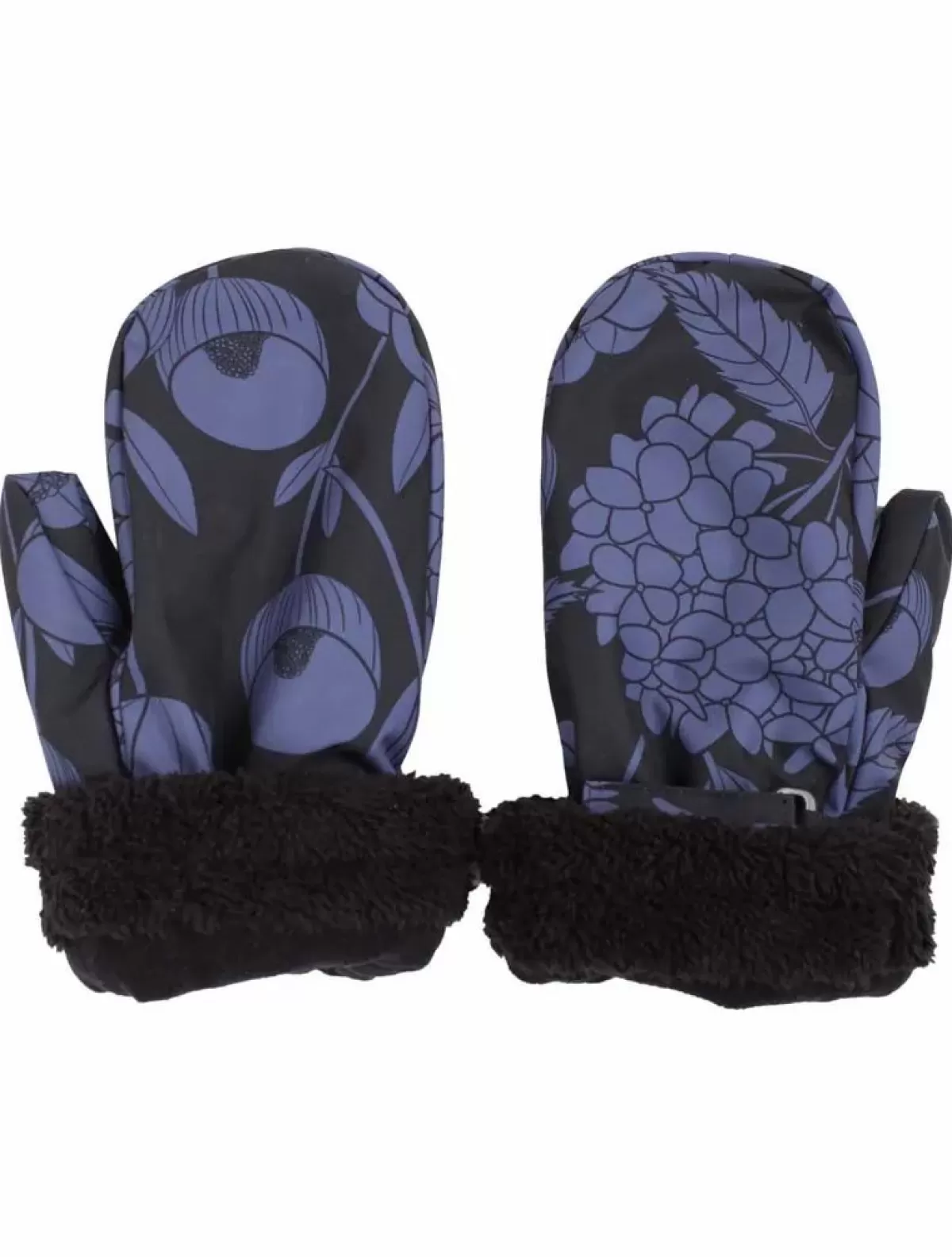 Dame Danefæ Danehandy Mittens Black Hortensia