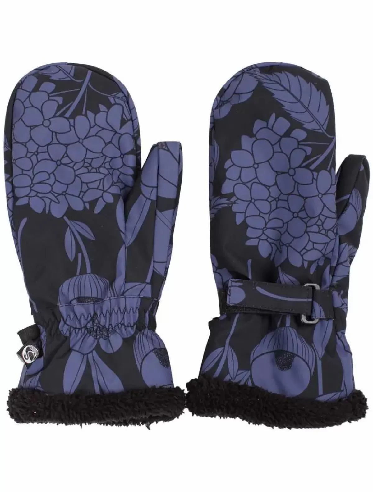 Dame Danefæ Danehandy Mittens Black Hortensia