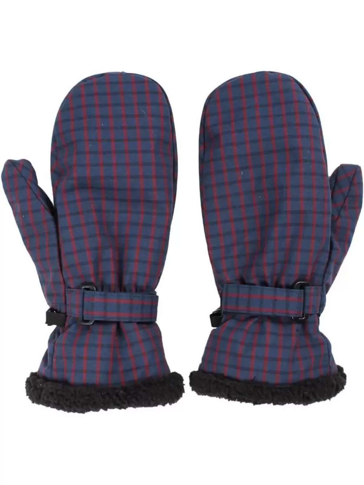 Dame Danefæ Danehandy Mittens Marine/Black/Redwine