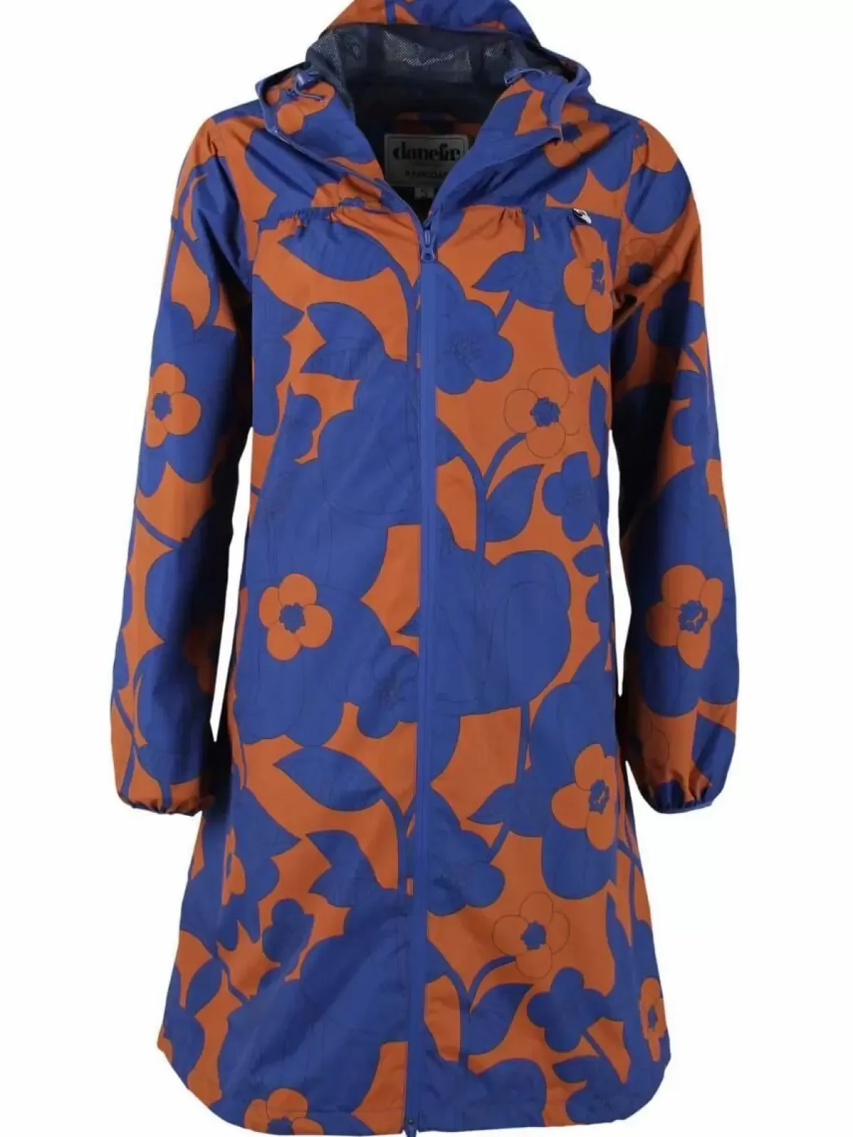 Dame Danefæ Danehelen Rainjacket Occer/Royal Blue Bloom Boom