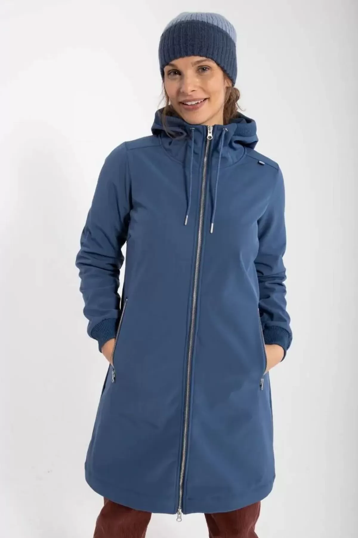 Dame Danefæ Danejane Softshell Cold Blue