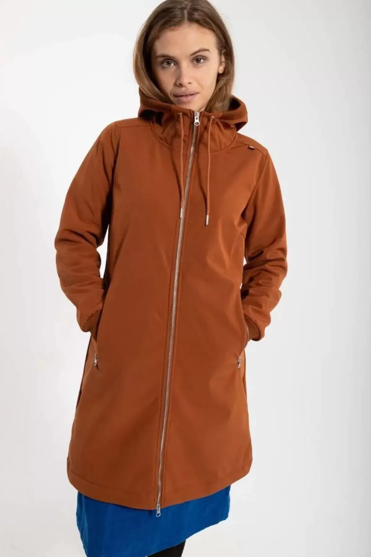 Dame Danefæ Danejane Softshell Dark Rust