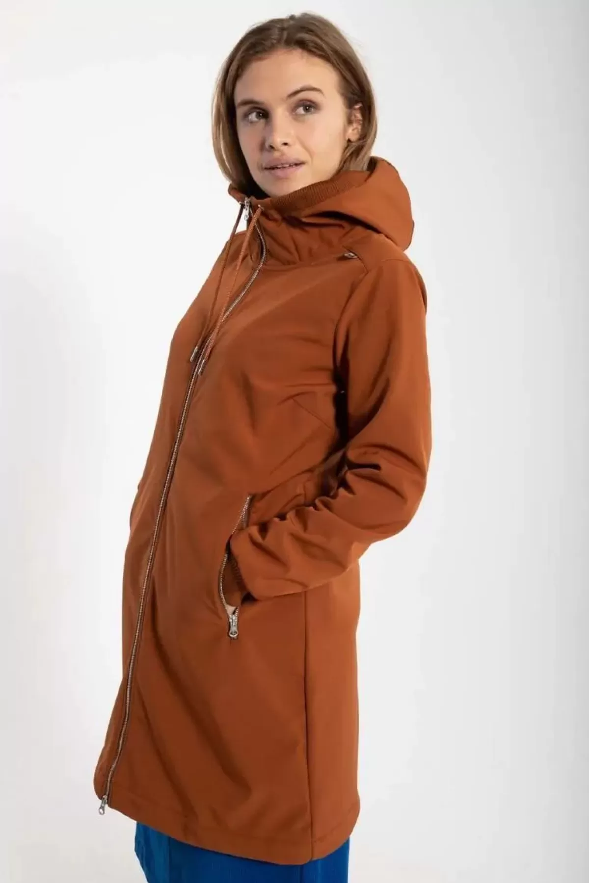 Dame Danefæ Danejane Softshell Dark Rust