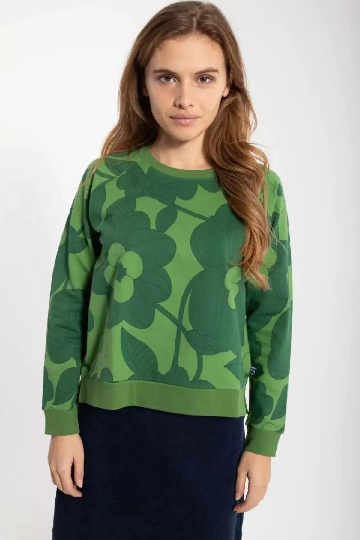 Dame Danefæ Daneklausen Moleton Sweat Fall Jungle/Warm Khaki Bloom Boom