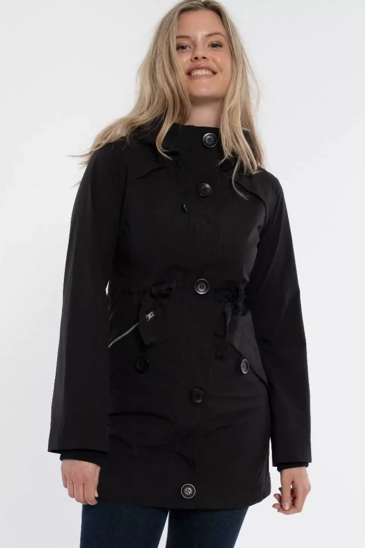 Dame Danefæ Danelene Midseason Jacket Black (Black Liner)