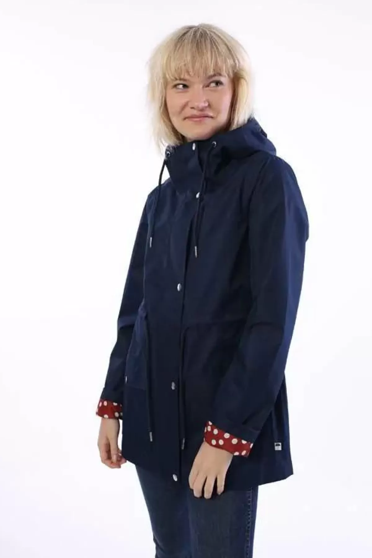 Dame Danefæ Danelotta Rain Coat Navy