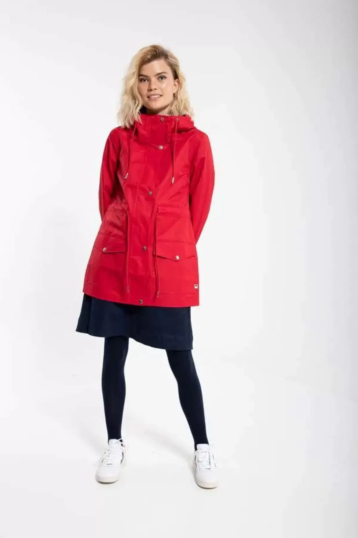 Dame Danefæ Danelotta Rain Coat Red