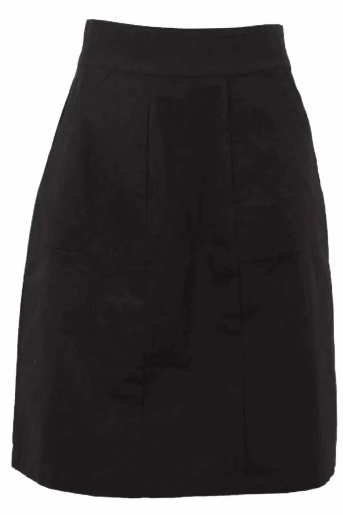 Dame Danefæ Danemaren Poplin Skirt Black