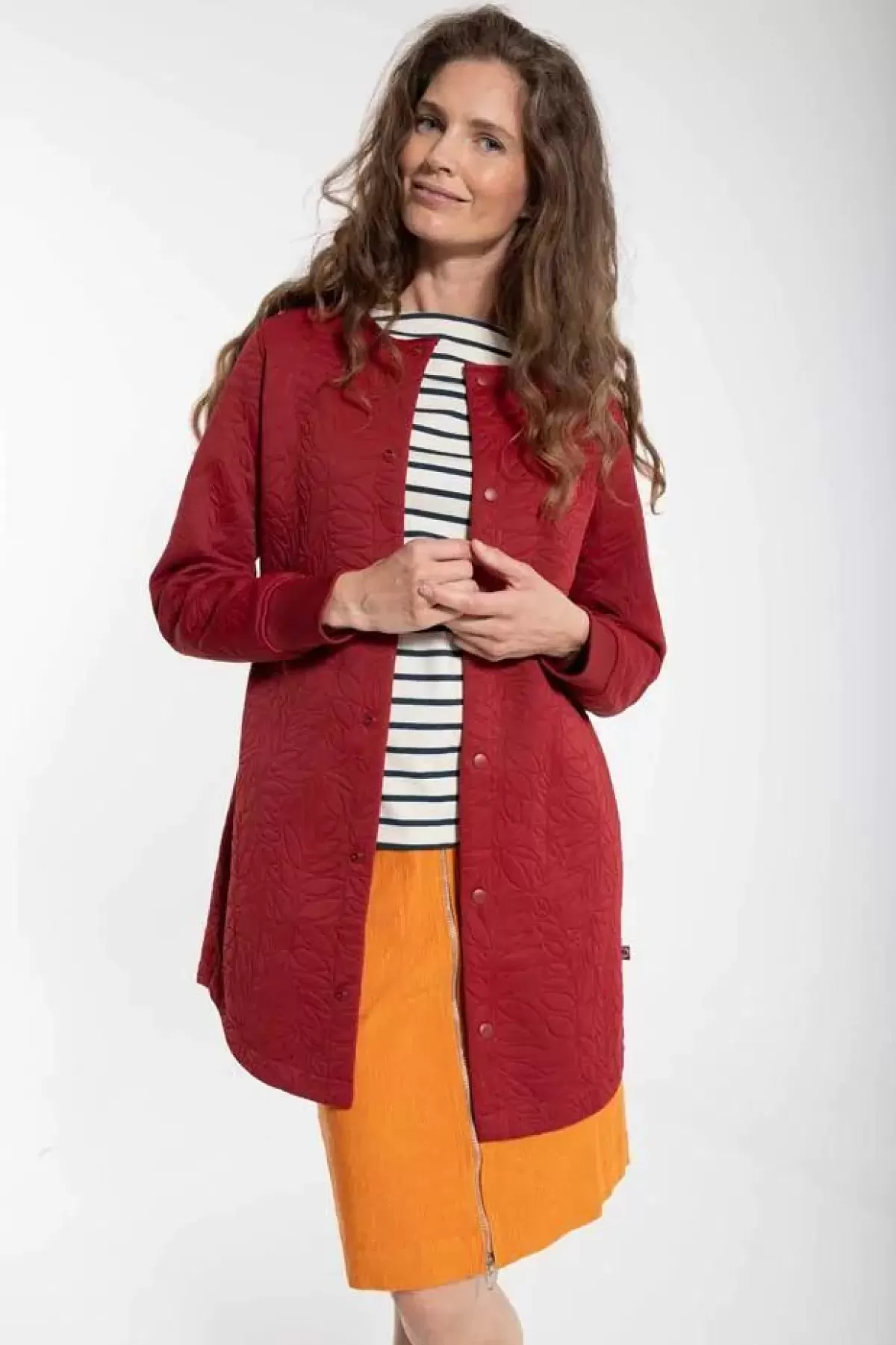 Dame Danefæ Danemaude Thermo Coat Dark Red