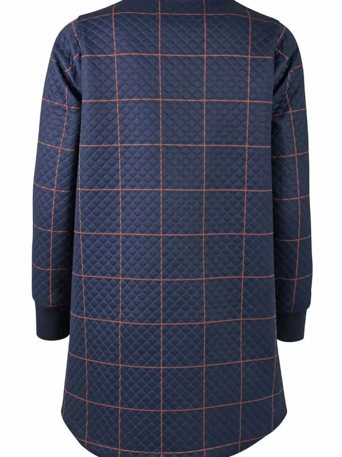 Dame Danefæ Danemaude Thermo Coat Navy/Occer Large Plaid