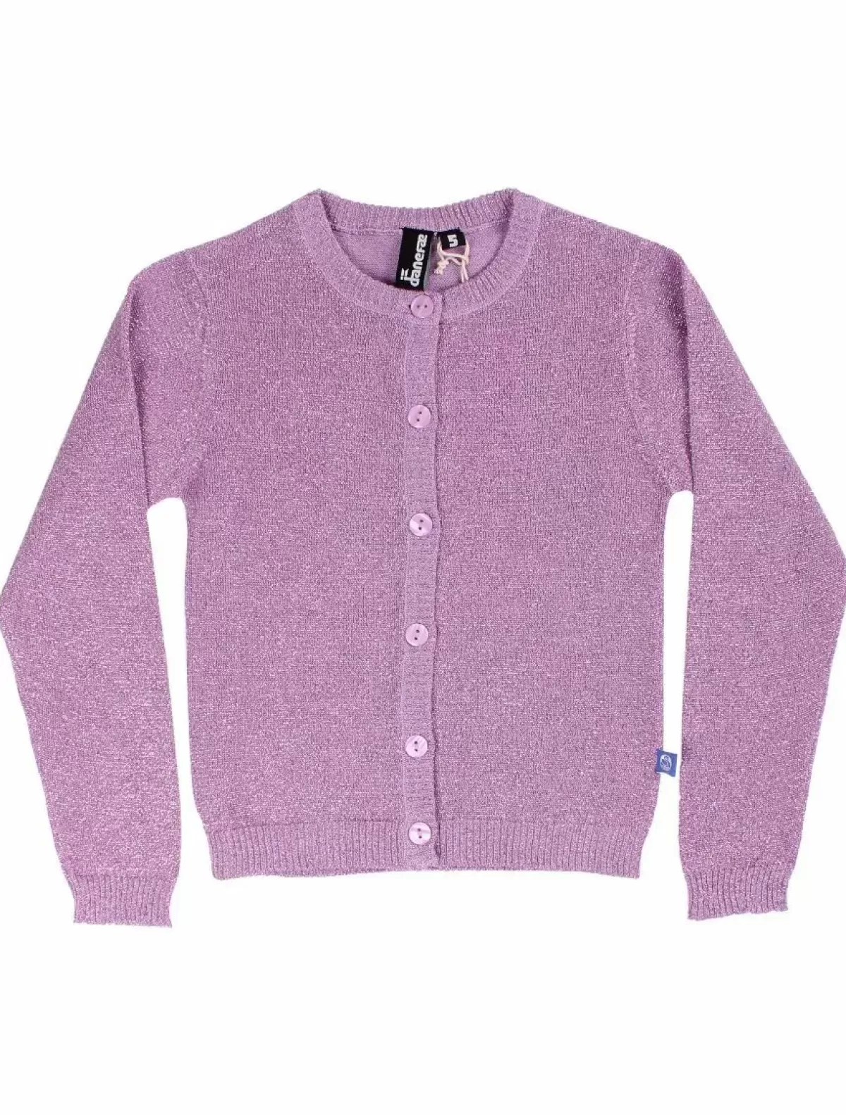 Børn Danefæ Danemerle Cardigan Soft Viola Glitter