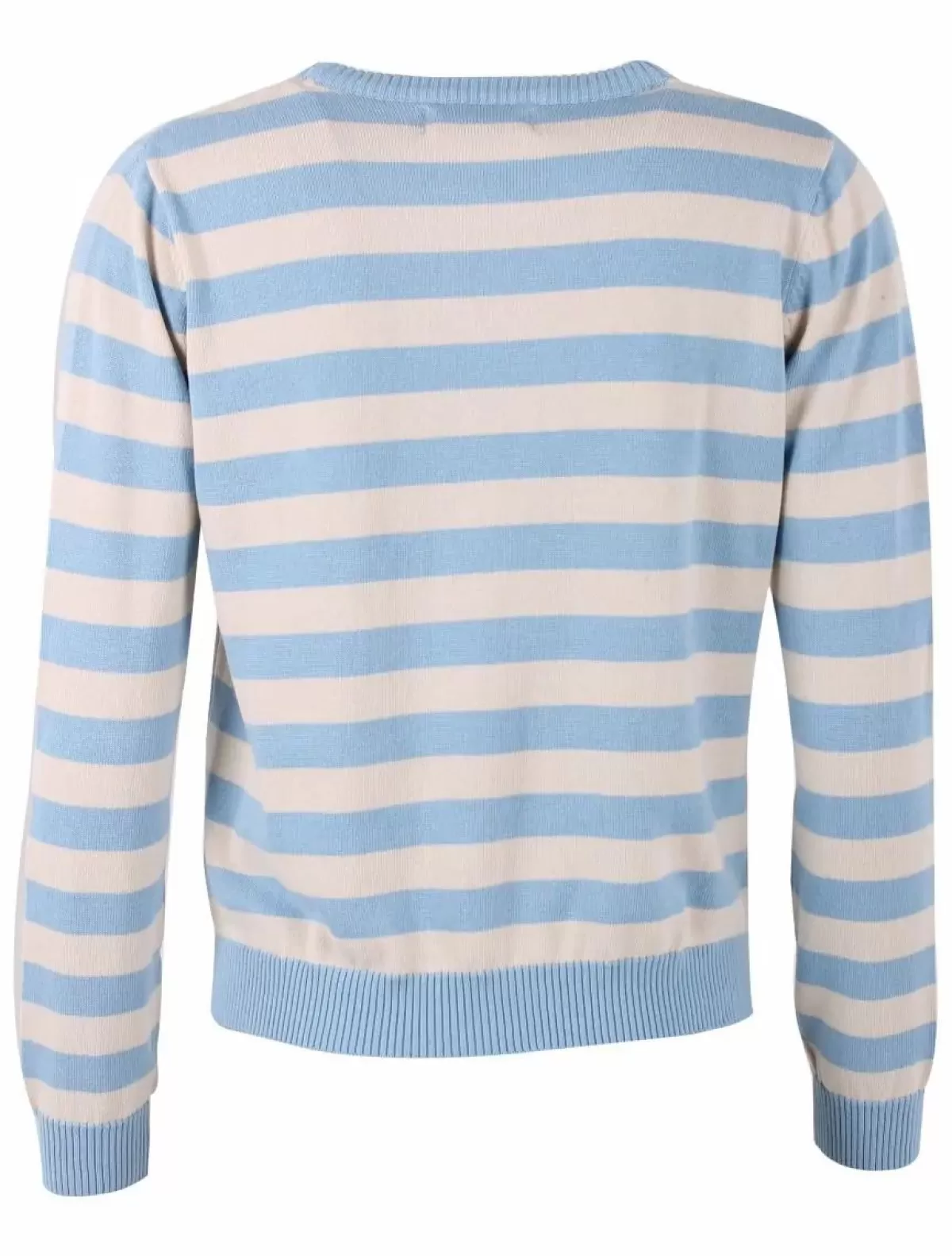 Dame Danefæ Danepearly Pearl Knit Sweater Lt Blue/Chalk