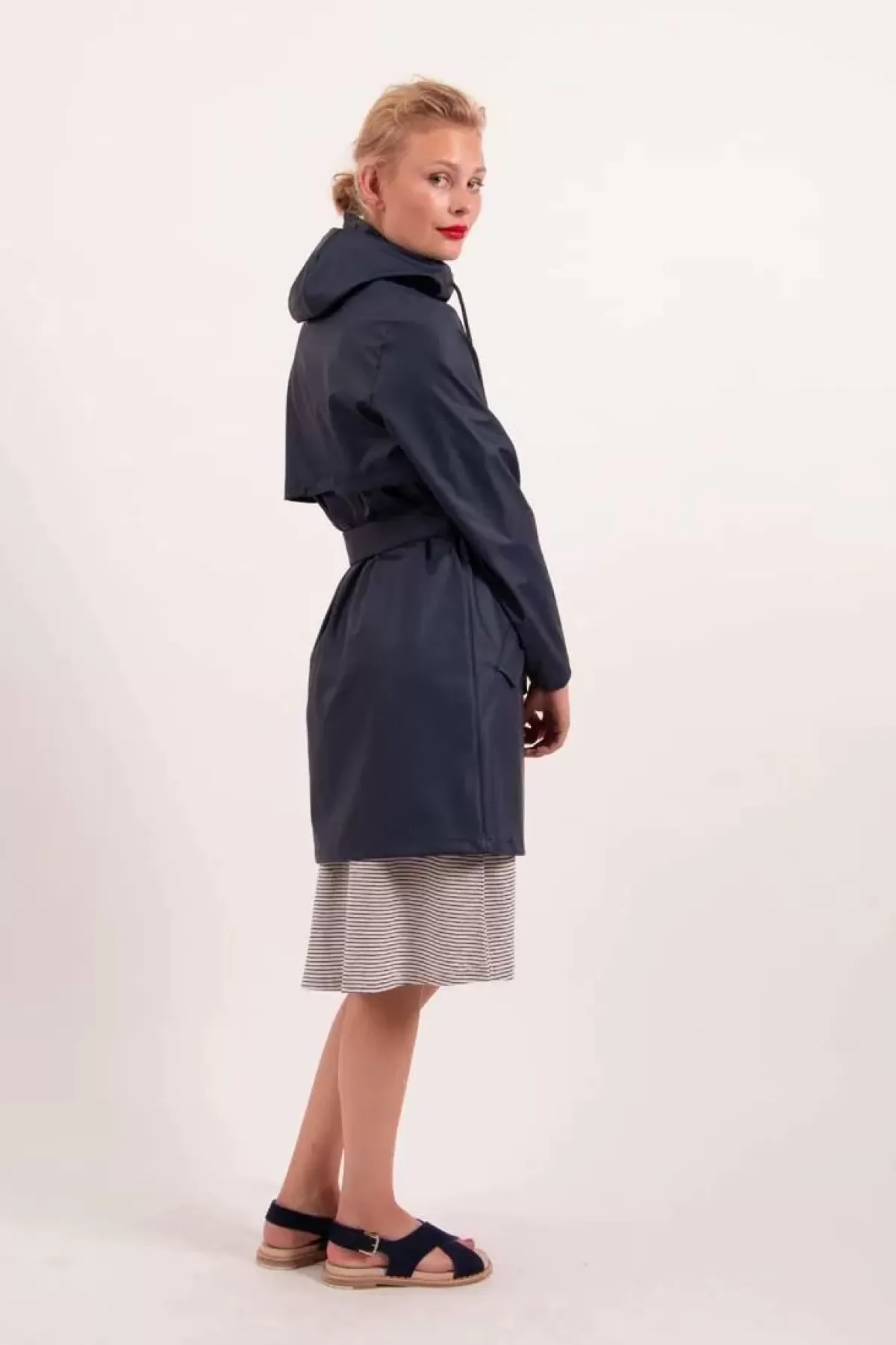 Dame Danefæ Danepernille Raincoat Navy