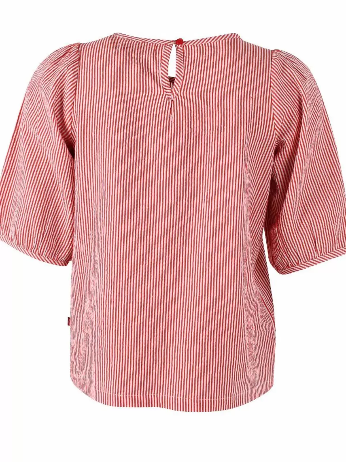 Dame Danefæ Daneprosecco Searsucker Shirt Bright Red/Chalk