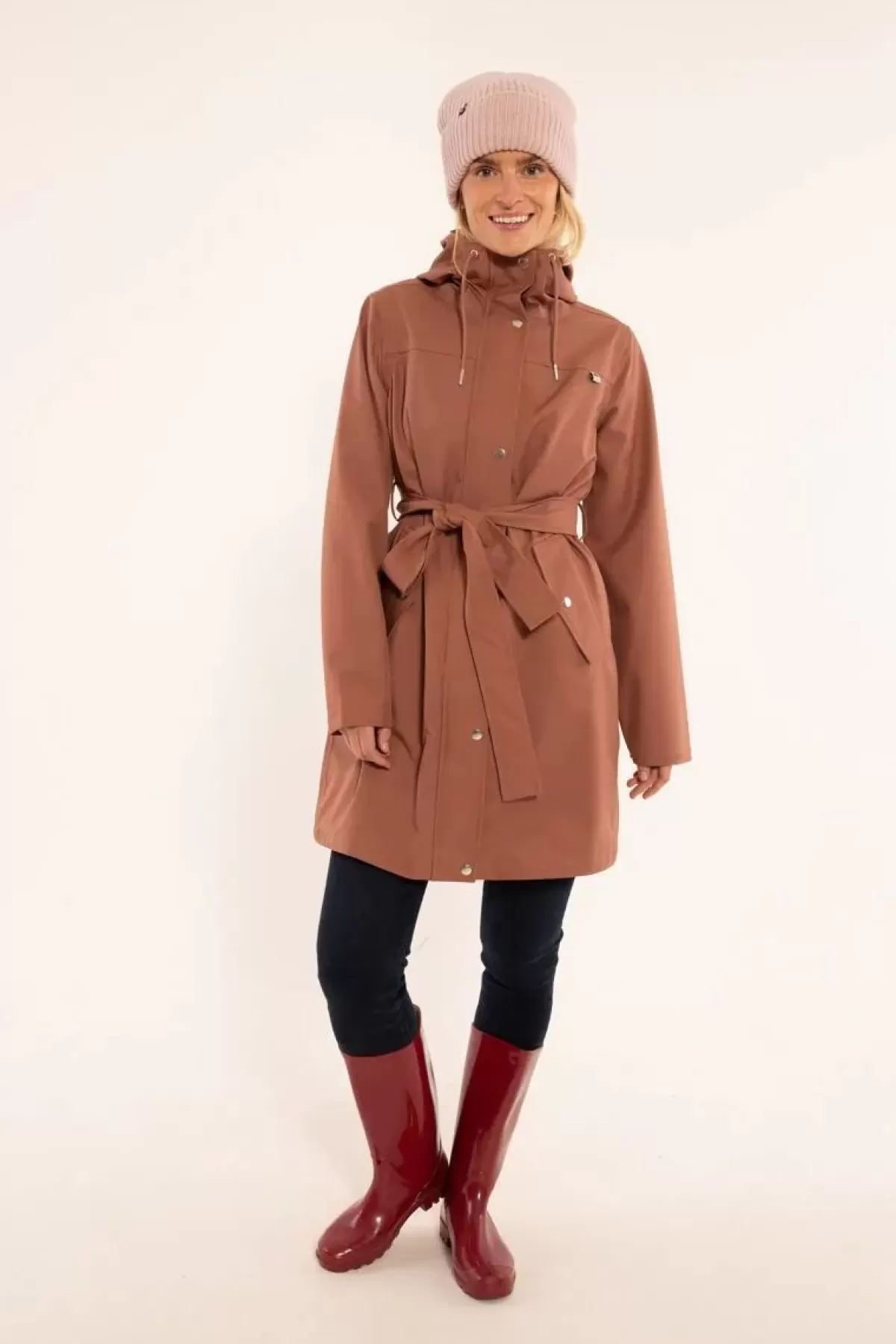 Dame Danefæ Danerainlover Raincoat Beige Rose