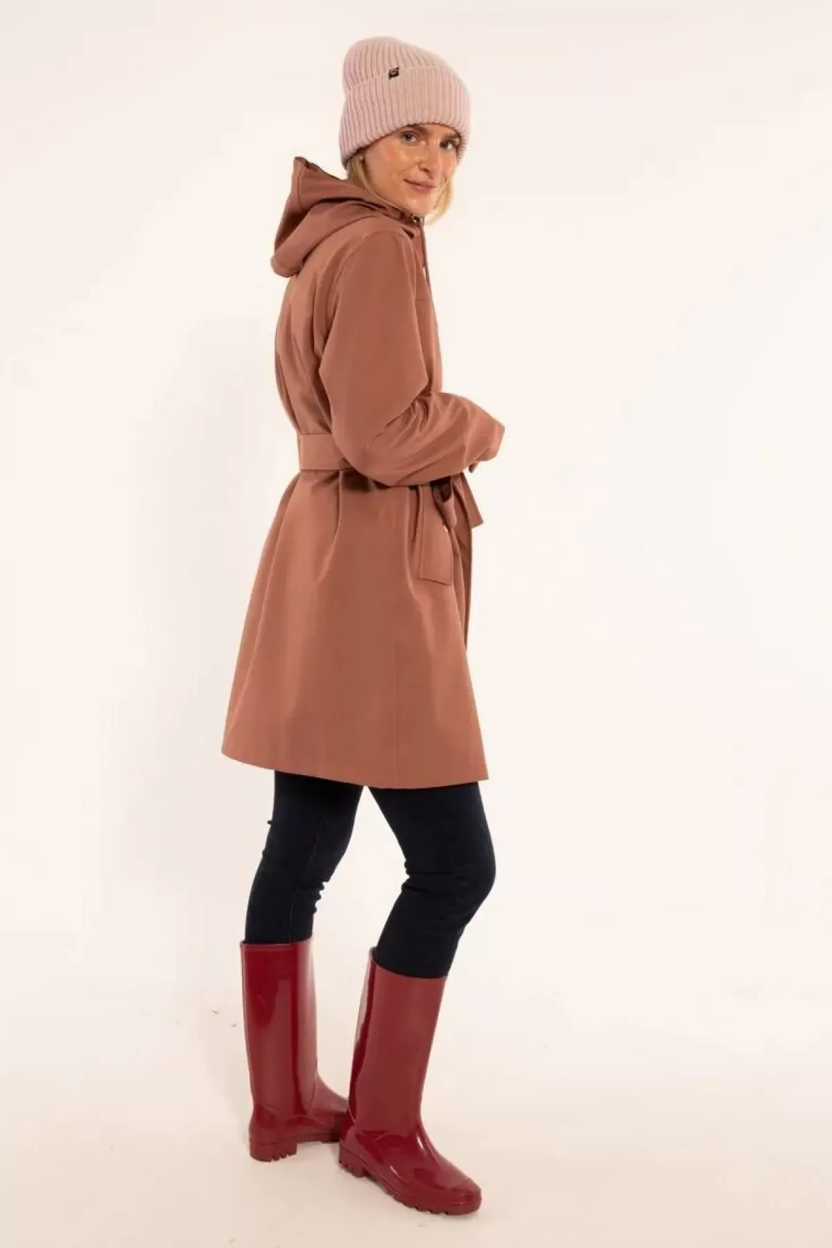 Dame Danefæ Danerainlover Raincoat Beige Rose