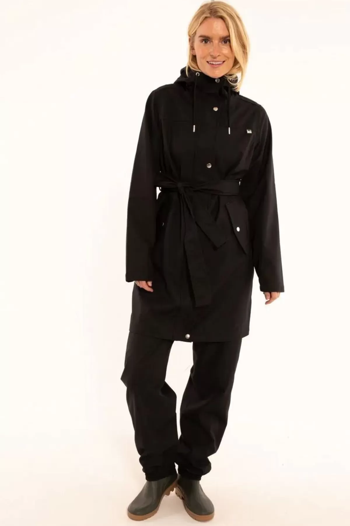 Dame Danefæ Danerainlover Raincoat Black