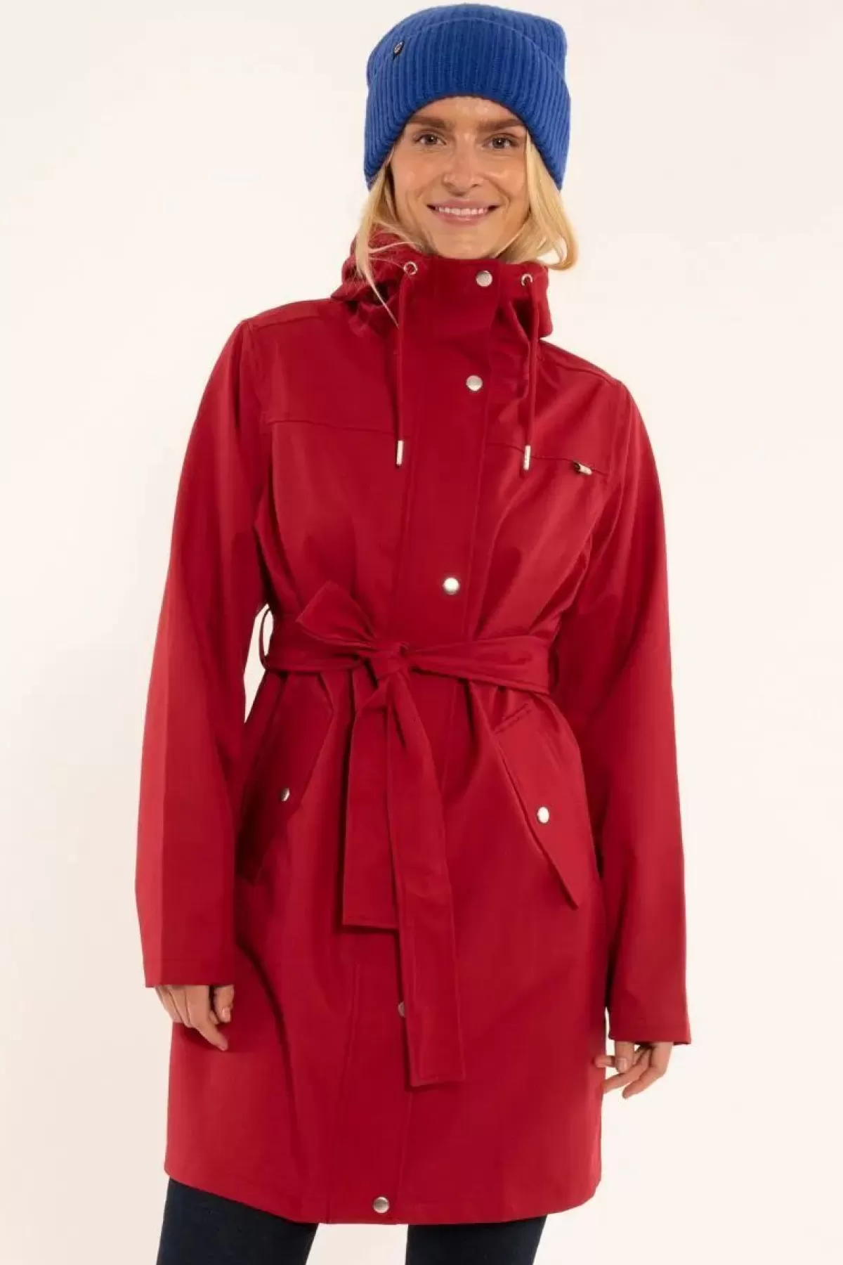 Dame Danefæ Danerainlover Raincoat Dark Red