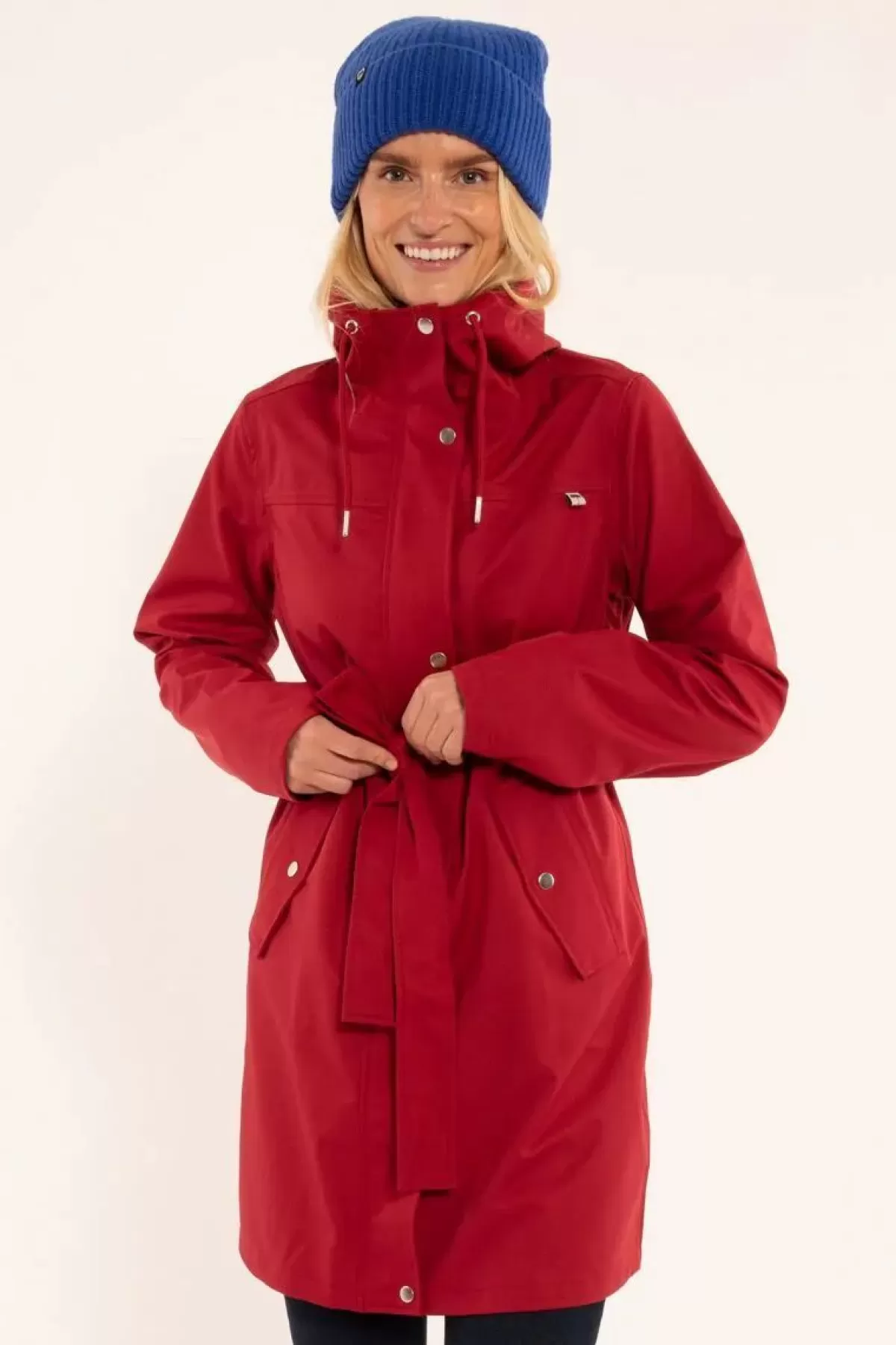 Dame Danefæ Danerainlover Raincoat Dark Red