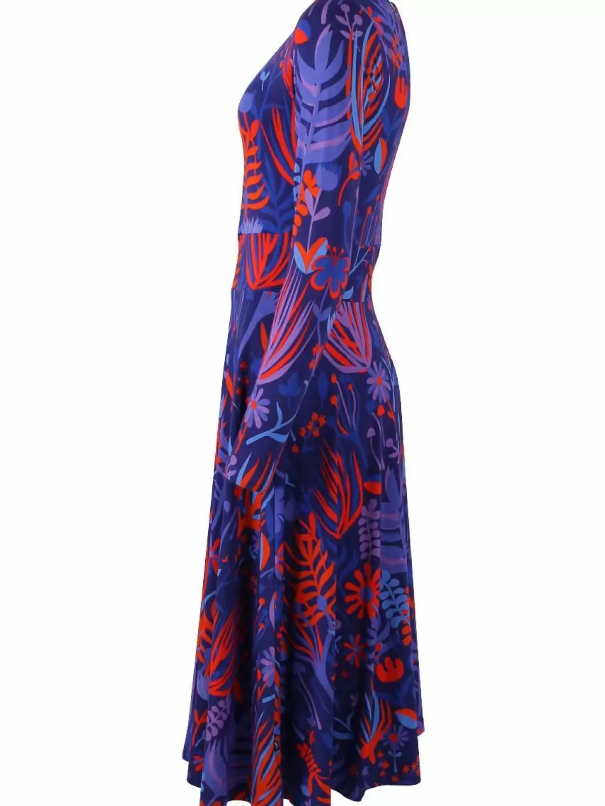 Dame Danefæ Danesigrid Viscose Dress Deep Marine Walkabout