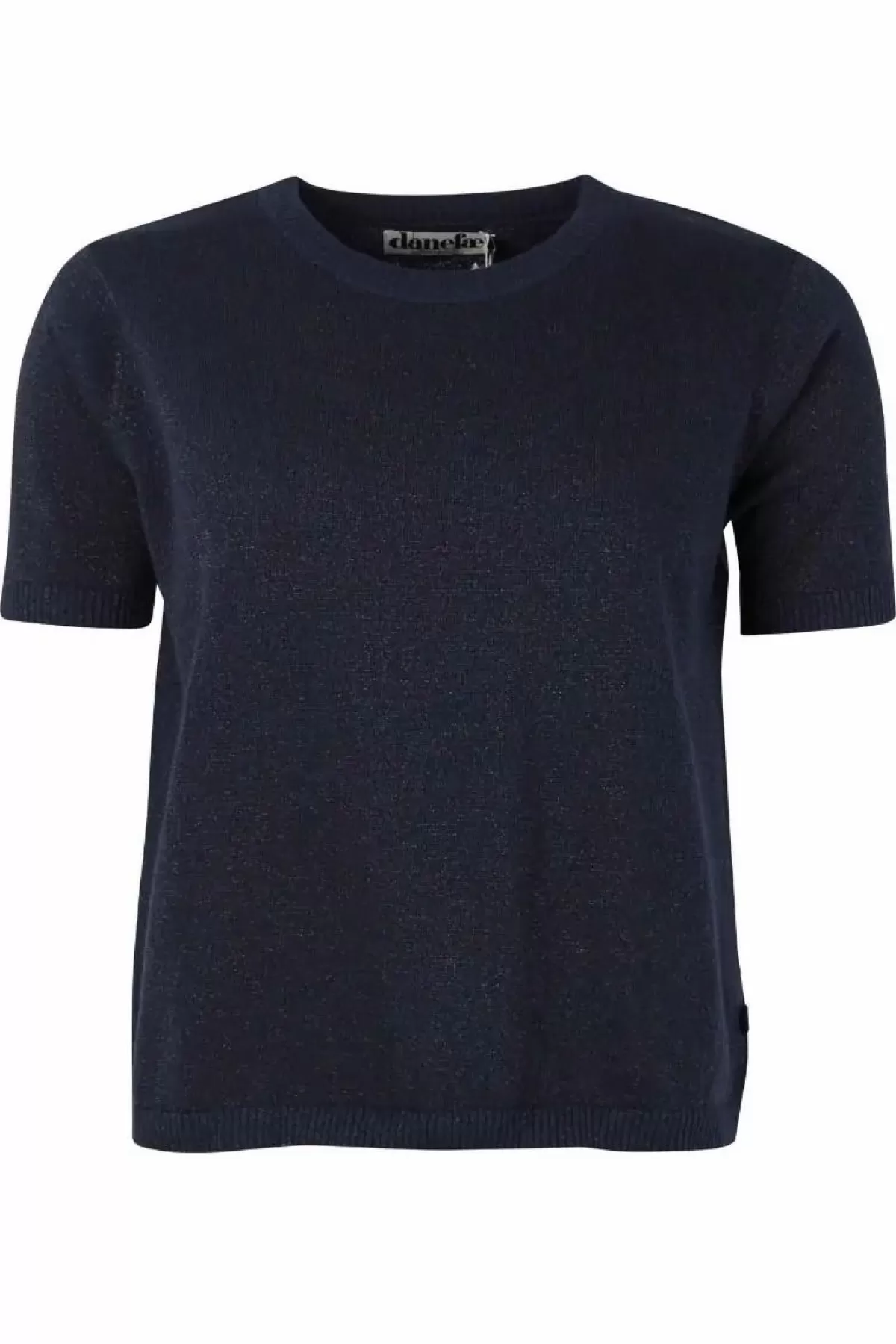 Dame Danefæ Danesilver Sweater Glitter Tee Dk Navy Glitter