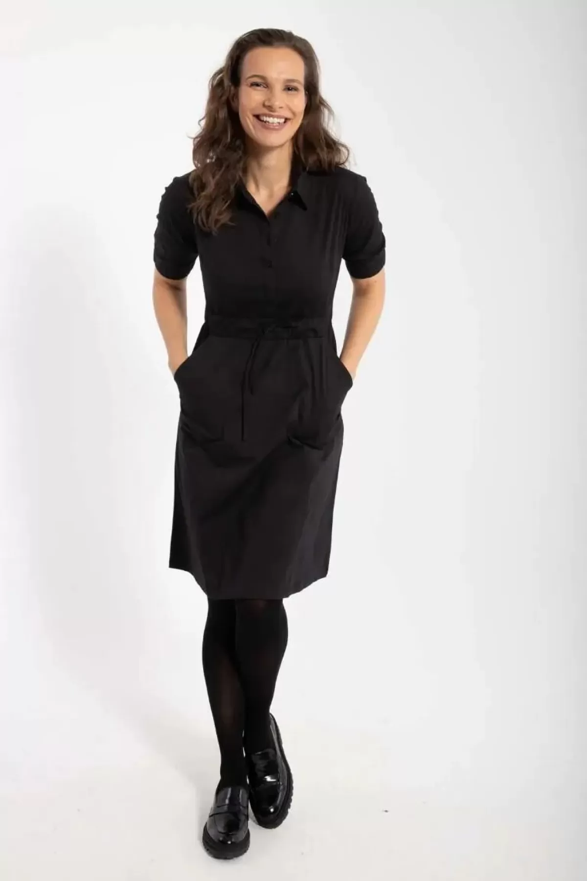 Dame Danefæ Danesusanne Poplin Dress Black