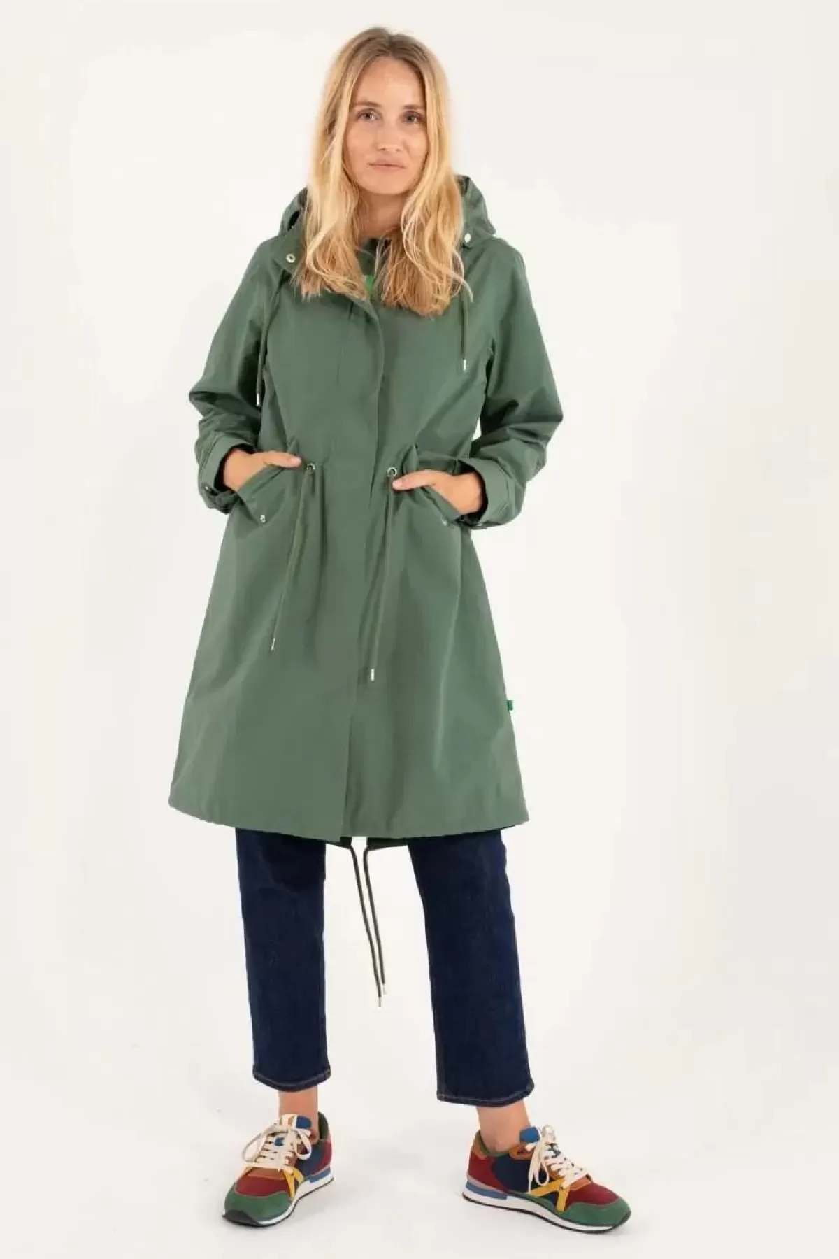 Dame Danefæ Danesvaneke Midseason Parka Rover Khaki