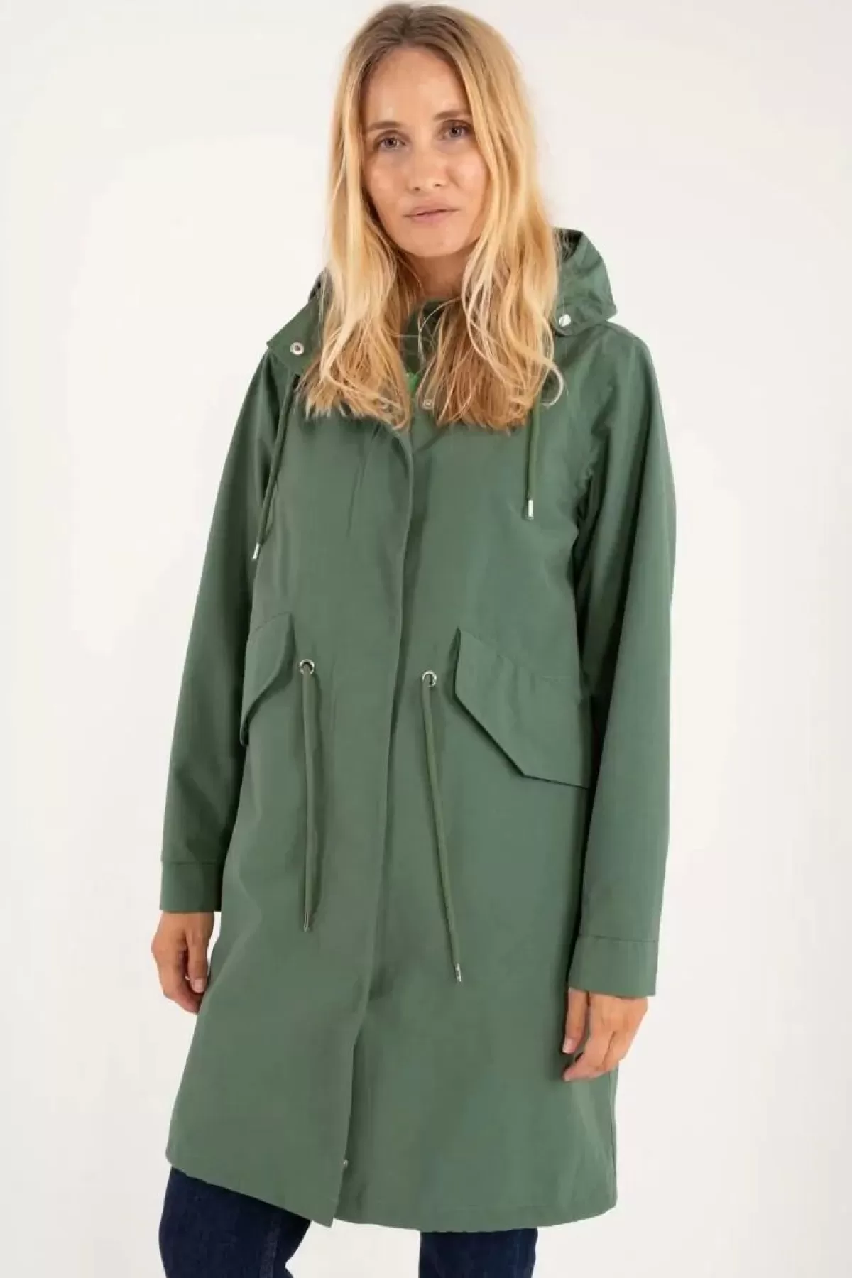 Dame Danefæ Danesvaneke Midseason Parka Rover Khaki