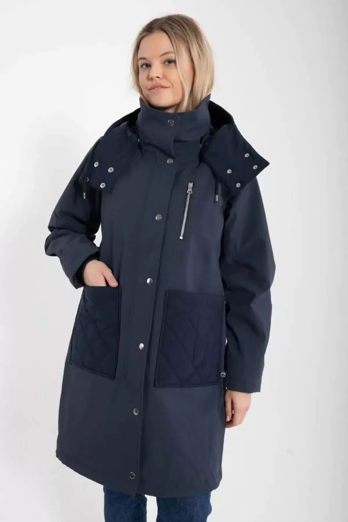 Dame Danefæ Danethorshavn Winter Coat Dk Navy