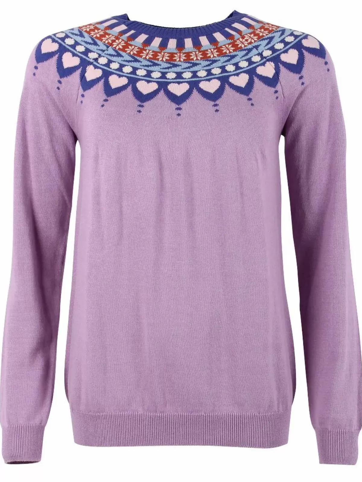 Dame Danefæ Danetrusty Cotton Knit Sweater Soft Viola