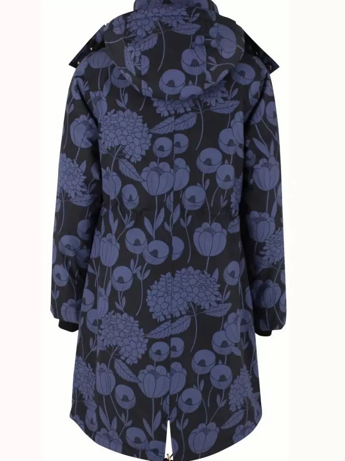 Dame Danefæ Daneturell Winter Coat Black Hortensia