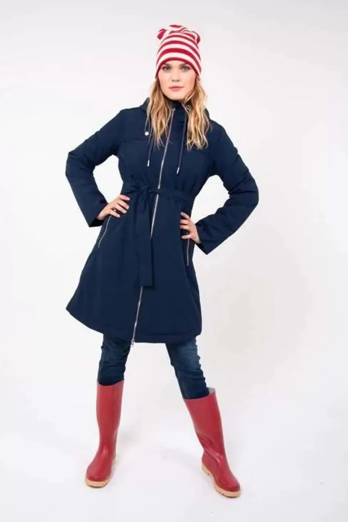 Dame Danefæ Danetyttebaer Winter Str Jacket Navy