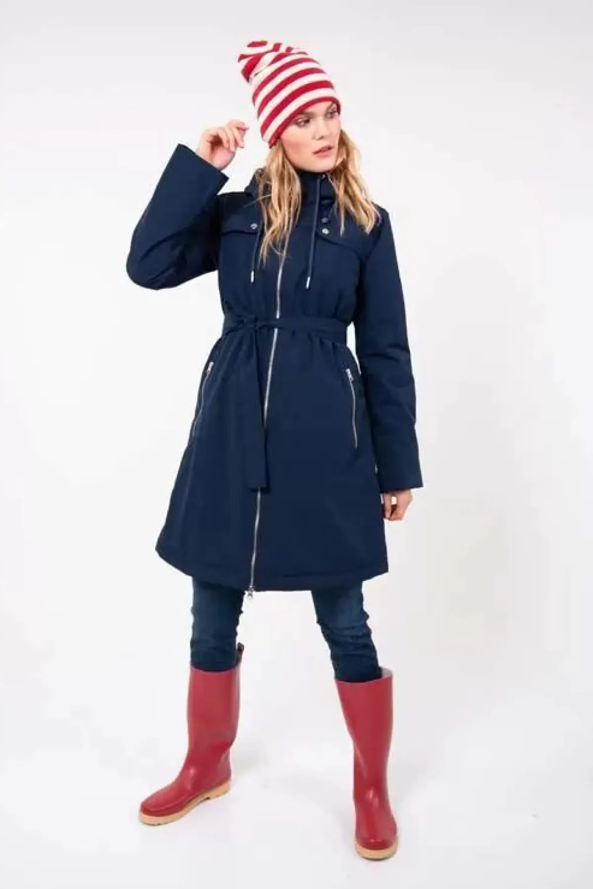 Dame Danefæ Danetyttebaer Winter Str Jacket Navy