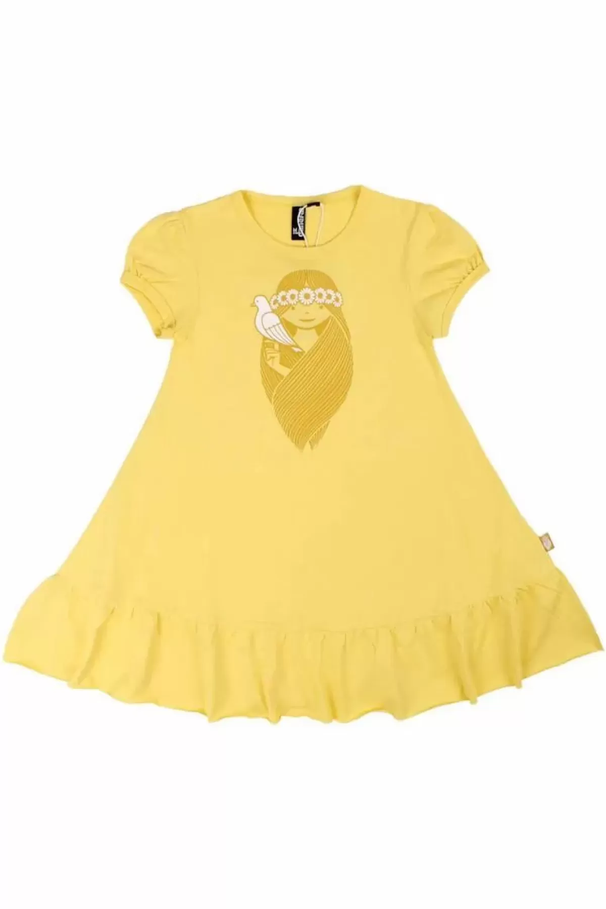 Børn Danefæ Danevesterbro Dress Bright Yellow Lillmissliver